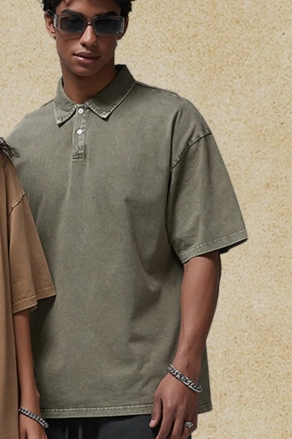 Men's Collared Neck Half Sleeve Polo, image 2