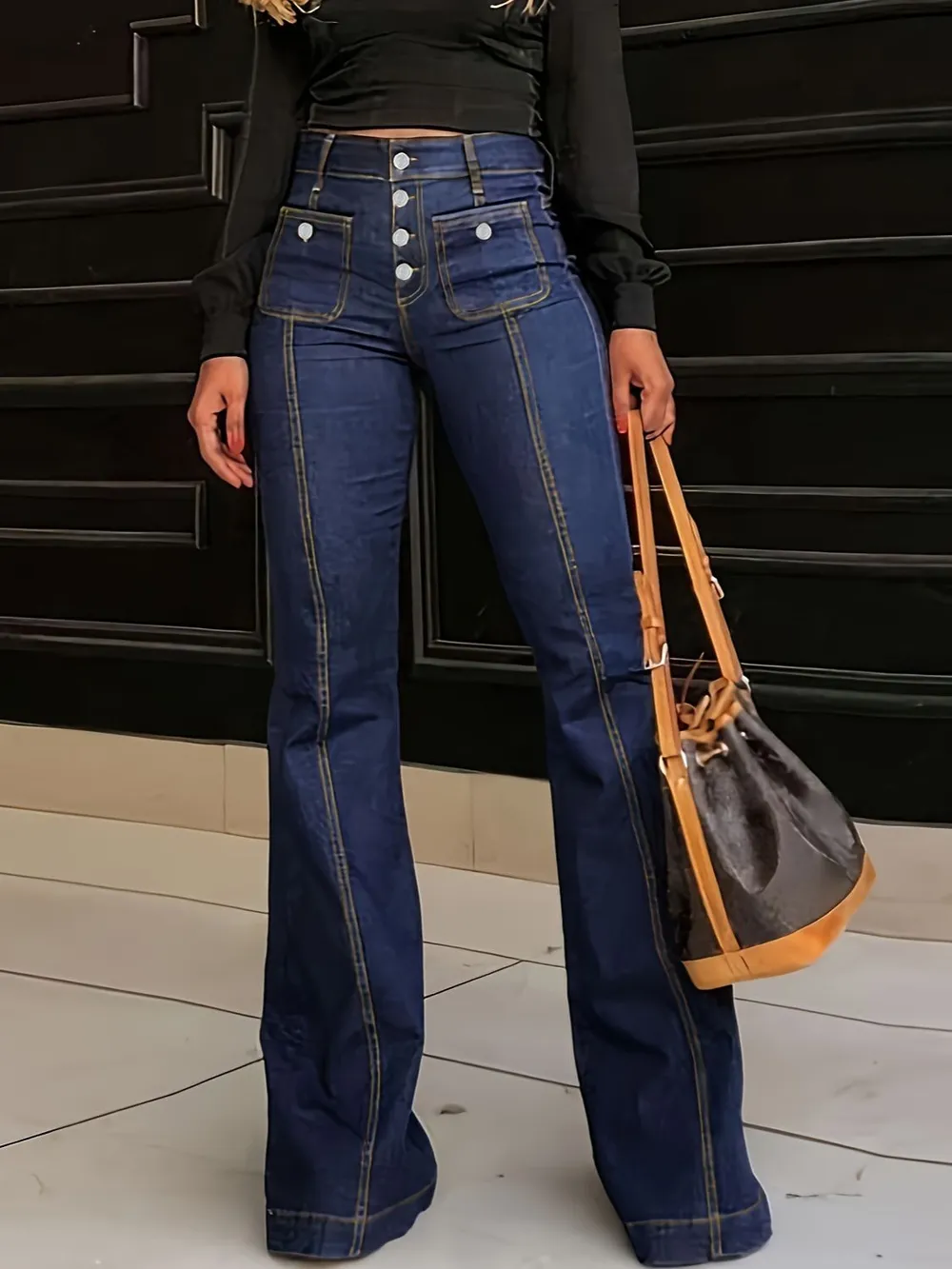 Flare Jeans with Pockets, image 12