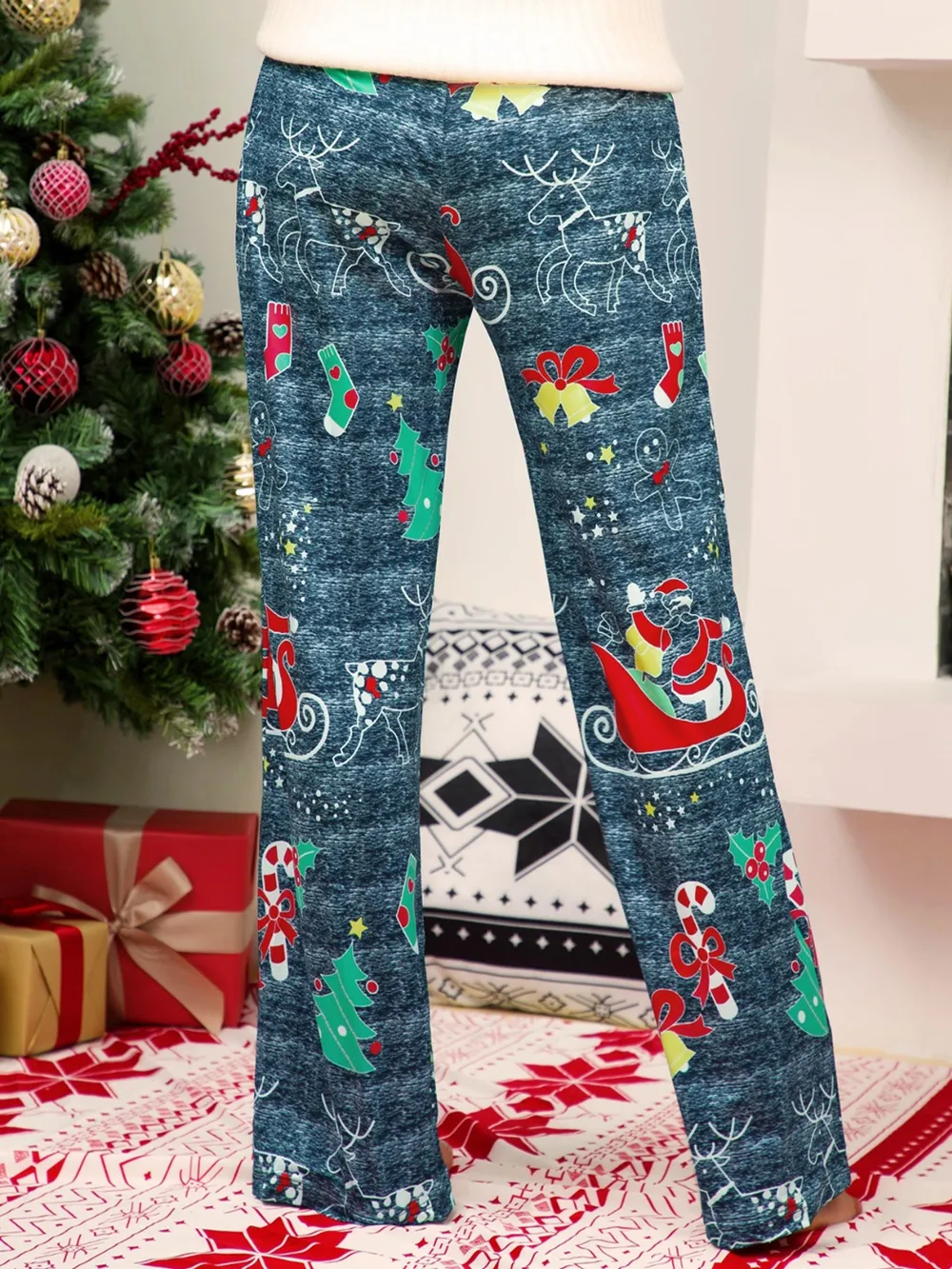 Christmas Straight Leg Pants, image 7