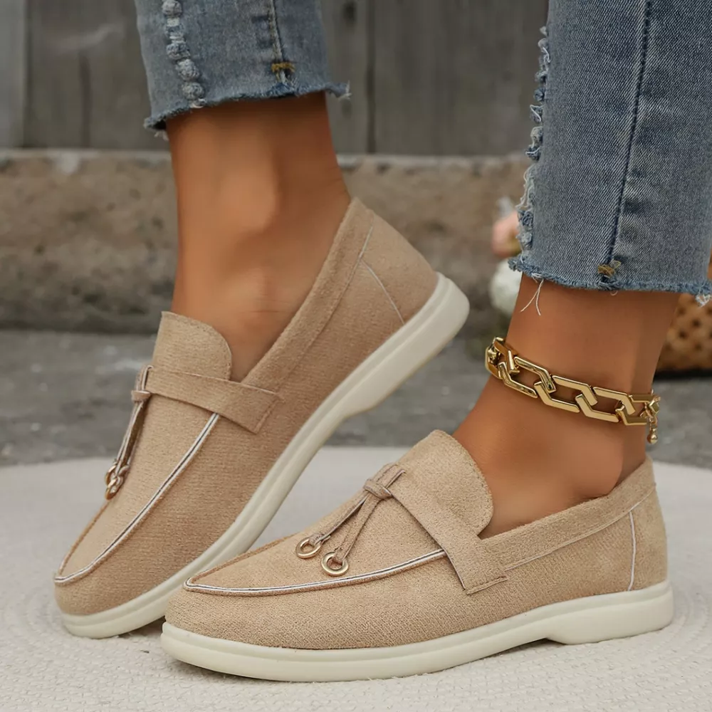 Casual Round Toe Slip-Ons, image 4