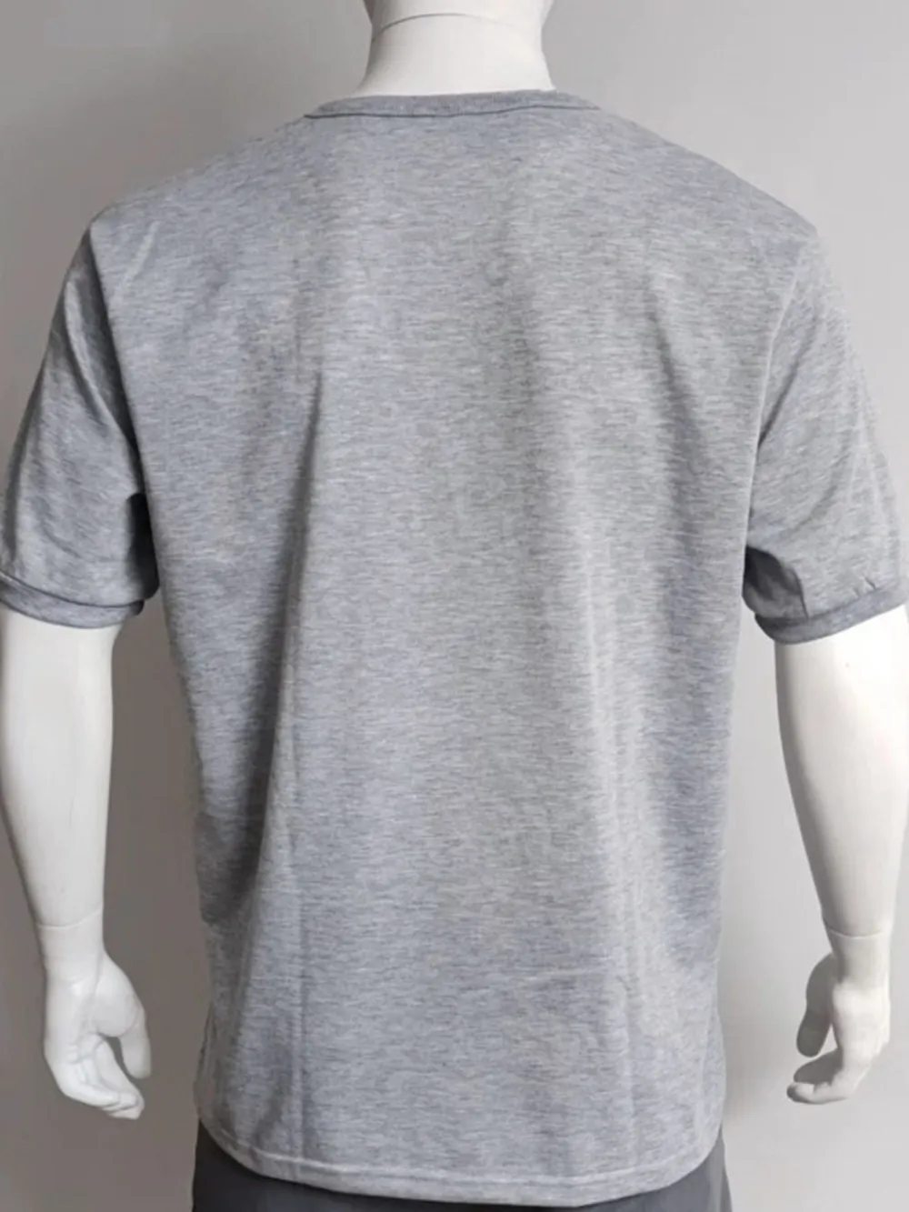 Men's Full Size Button Detail Short Sleeve Top Plus Size, image 4