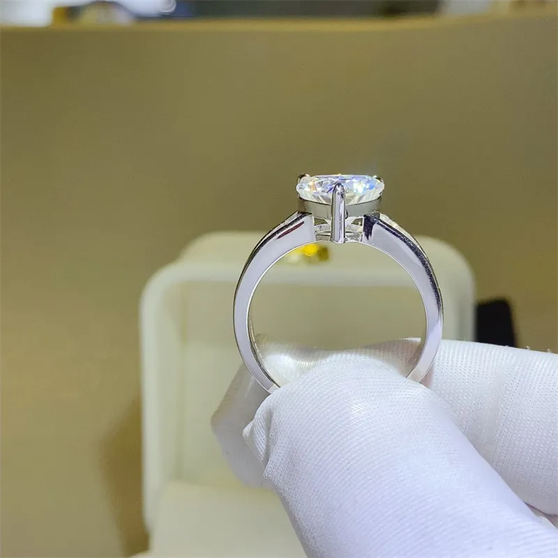 3 Carat Moissanite 925 Sterling Silver Ring, image 5