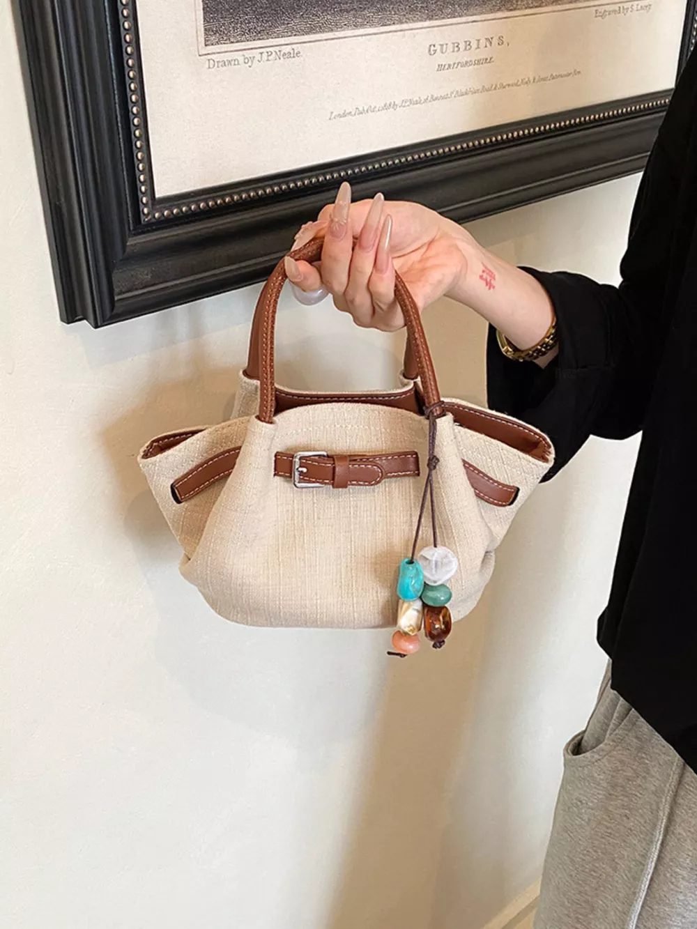 Buckle Decor Crossbody Bag, image 10