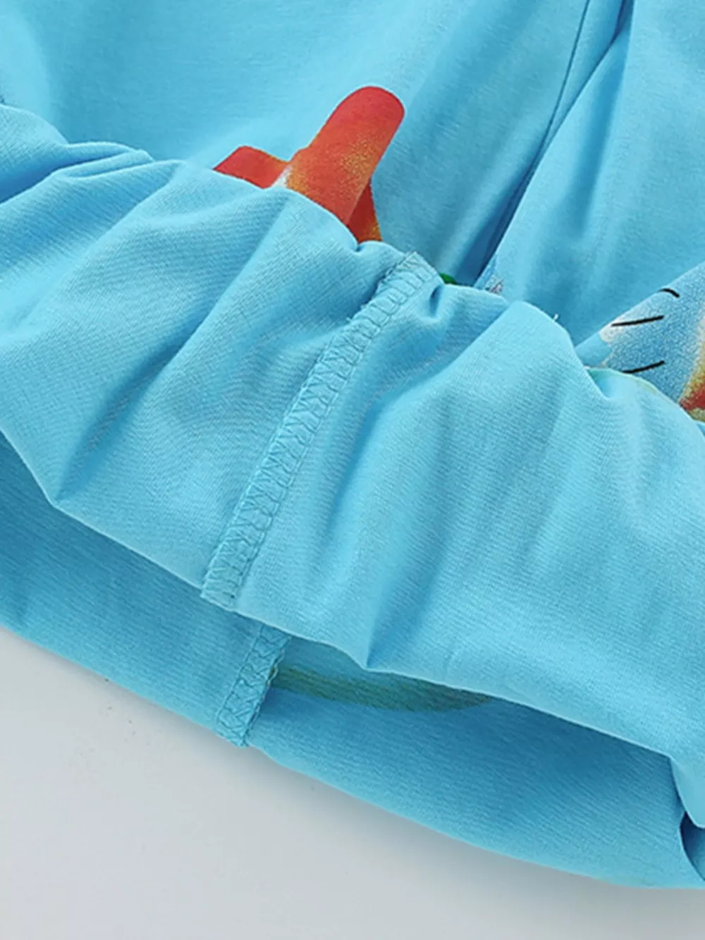 Children's Rainbow Shark Print Tee and Shorts Set, image 3