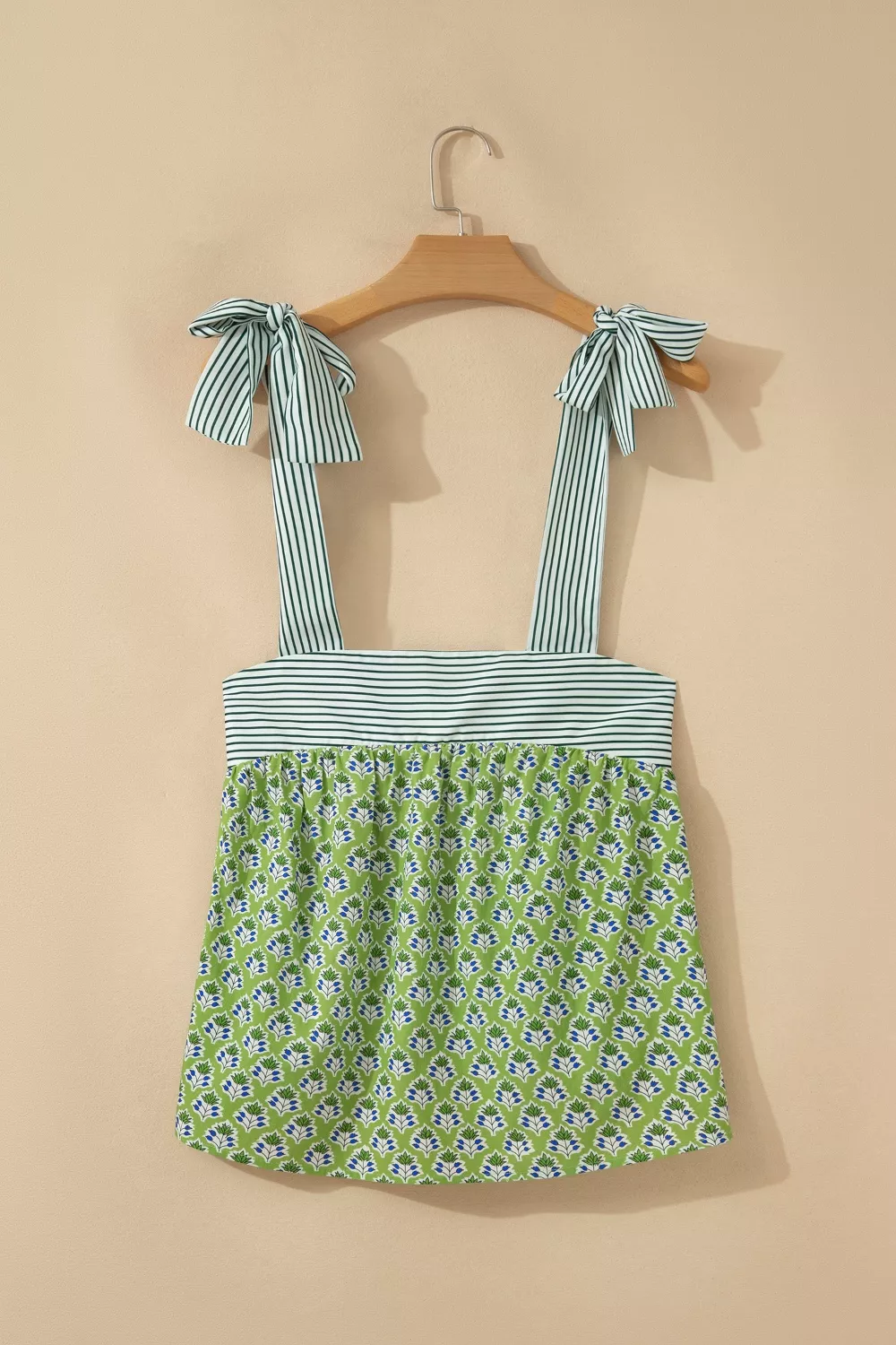 Tie-Strap Floral Print Tank, image 5