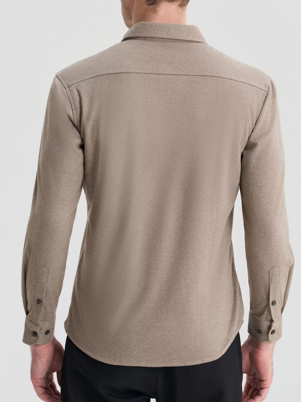 Men's Plus Size Casual Long Sleeve Button-Down Shirt, image 5