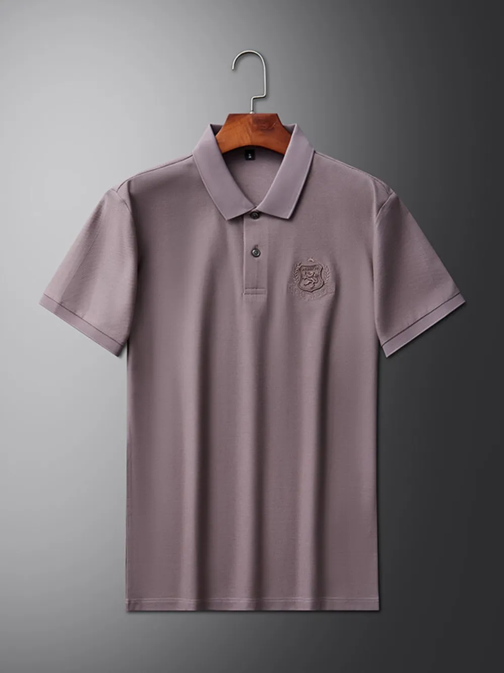 Men's Plus Size Embroidered Logo Short Sleeve Polo, image 5