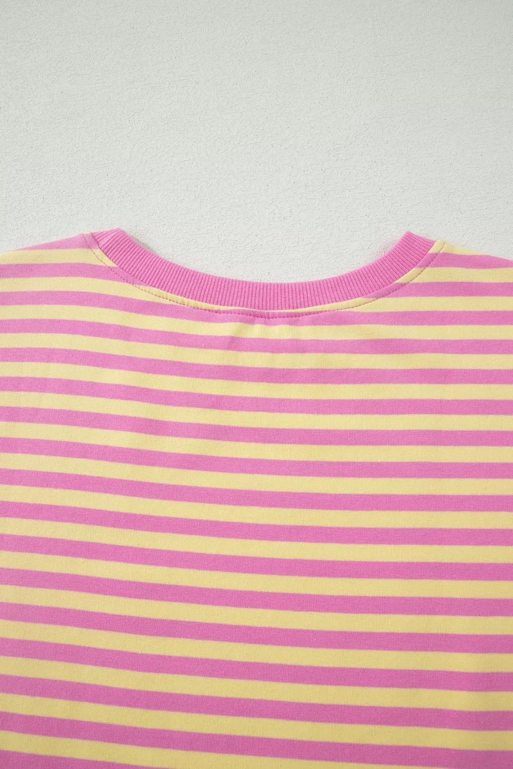 Striped Round Neck Tee and Shorts Casual Set, image 6
