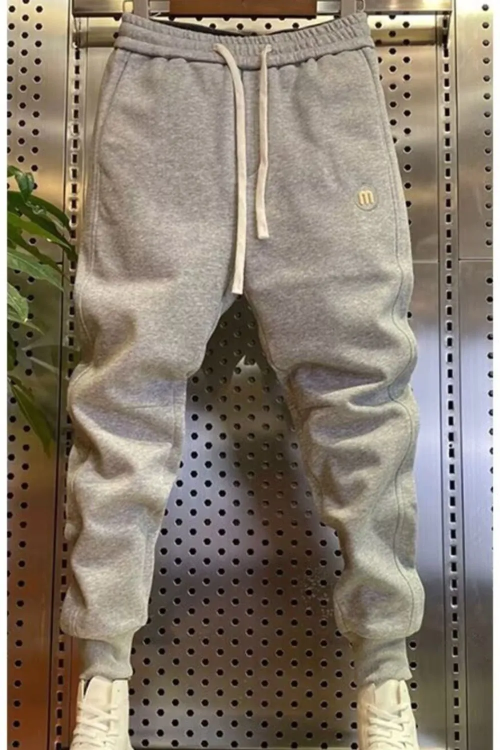 Men's Plus Size Casual Drawstring Joggers, image 2