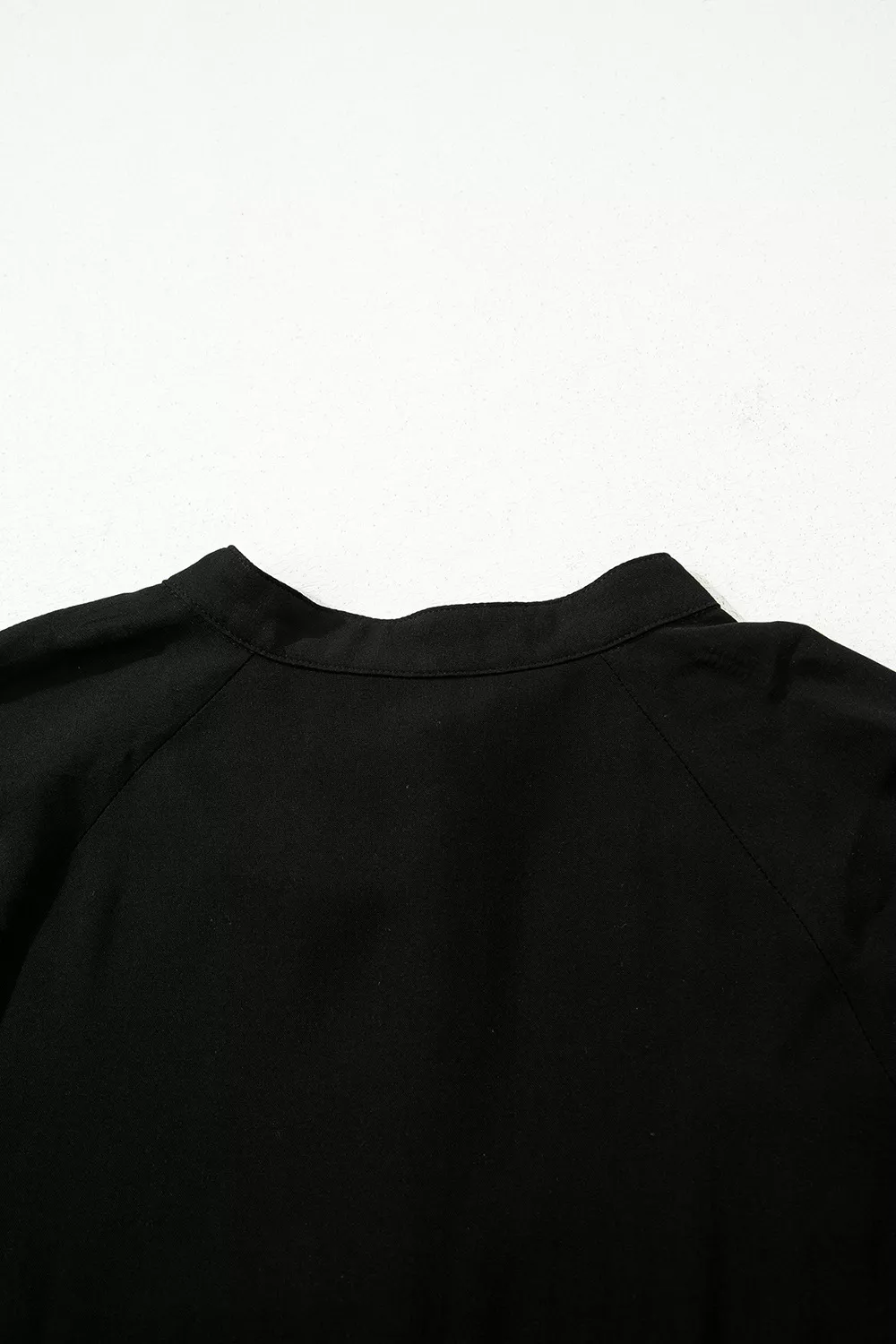 Hidden Buttons Short Sleeve Ruffle Tiered Long Flared Dress, image 5