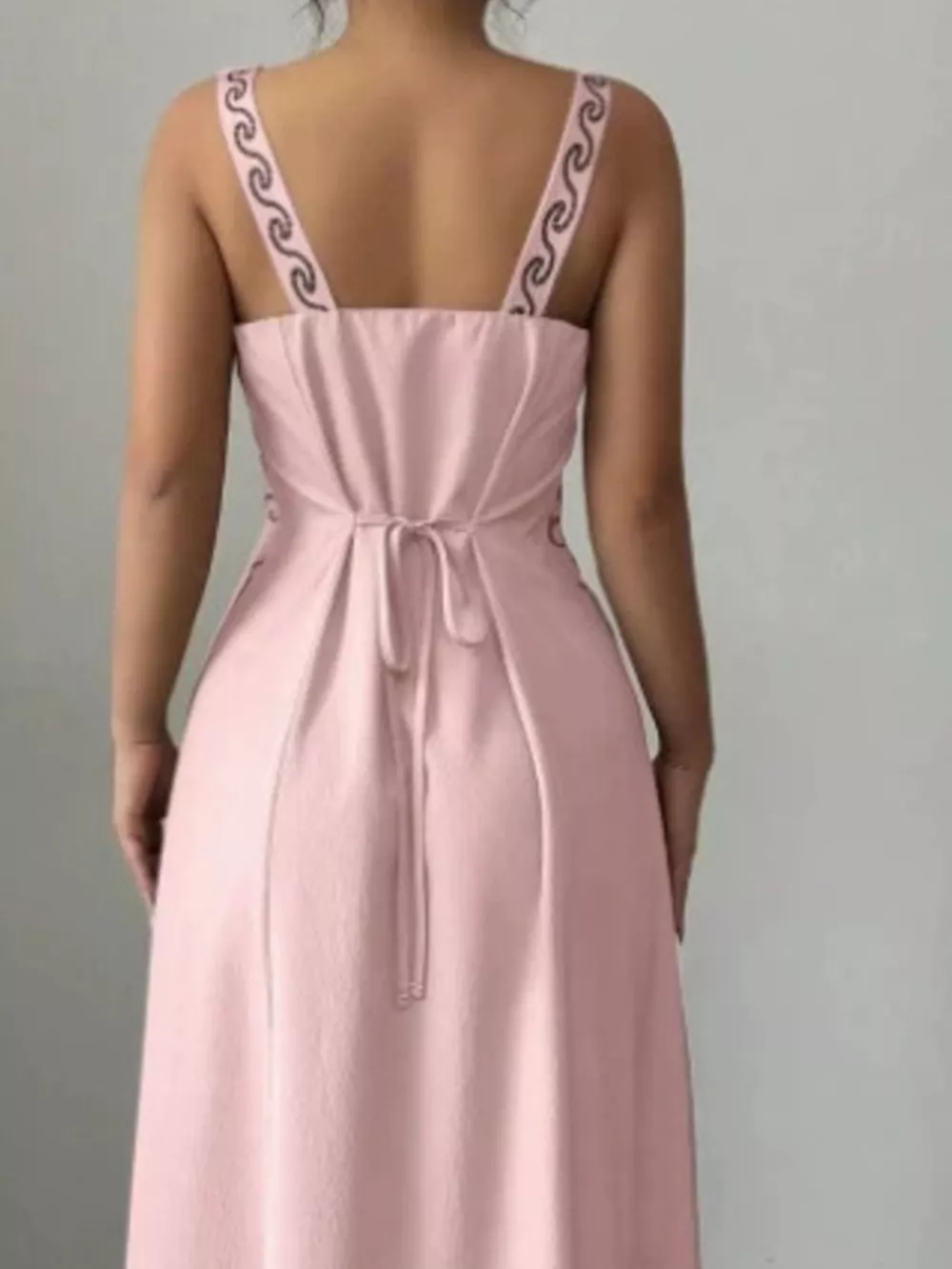 Floral Sleeveless Maxi Dress with Side Slit, image 3