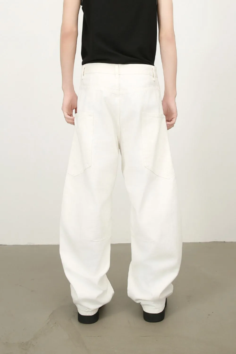 Men's Mid Rise Wide Leg Jeans, image 8
