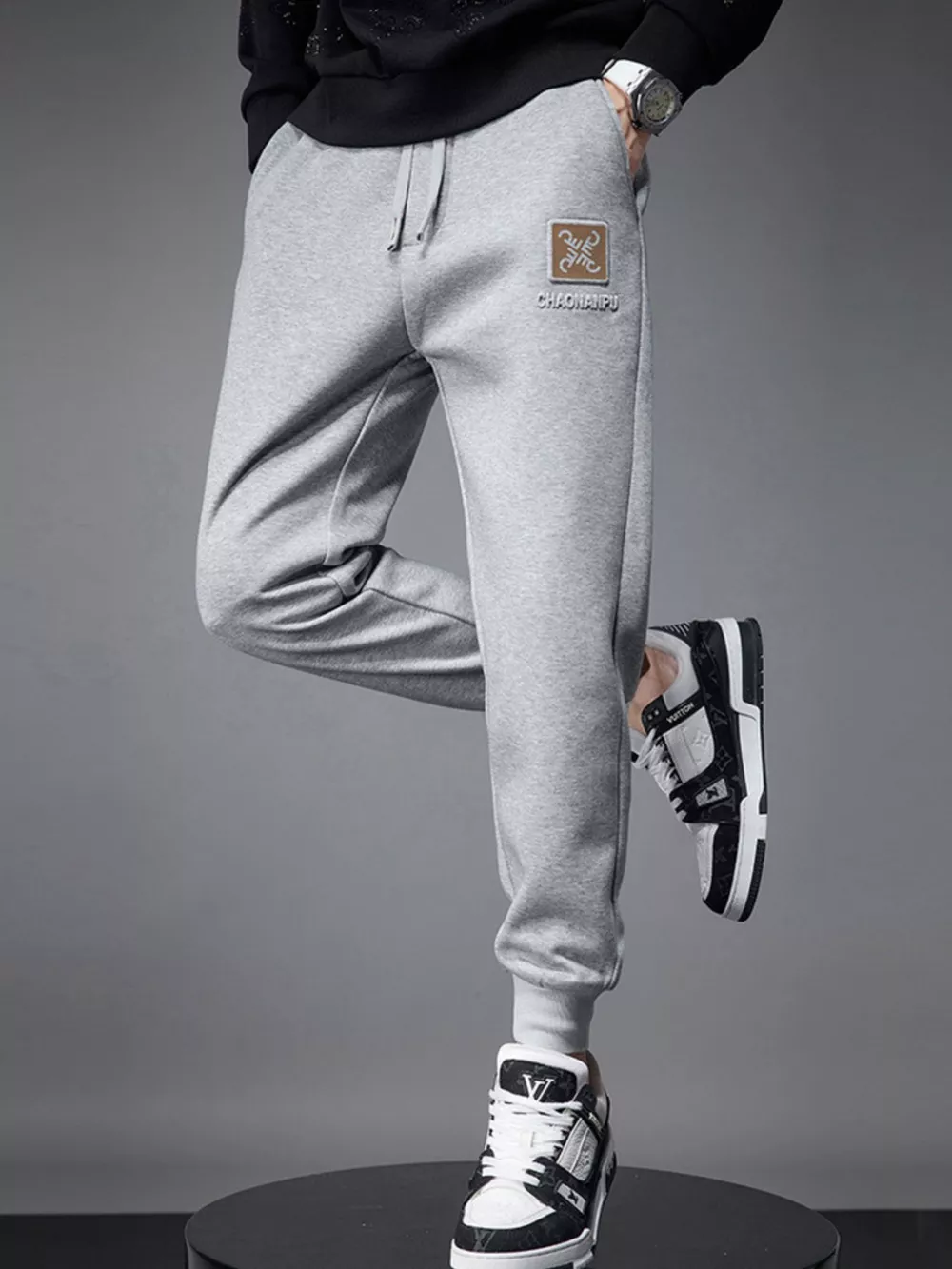 Men's Casual Loose Fit Joggers, image 7