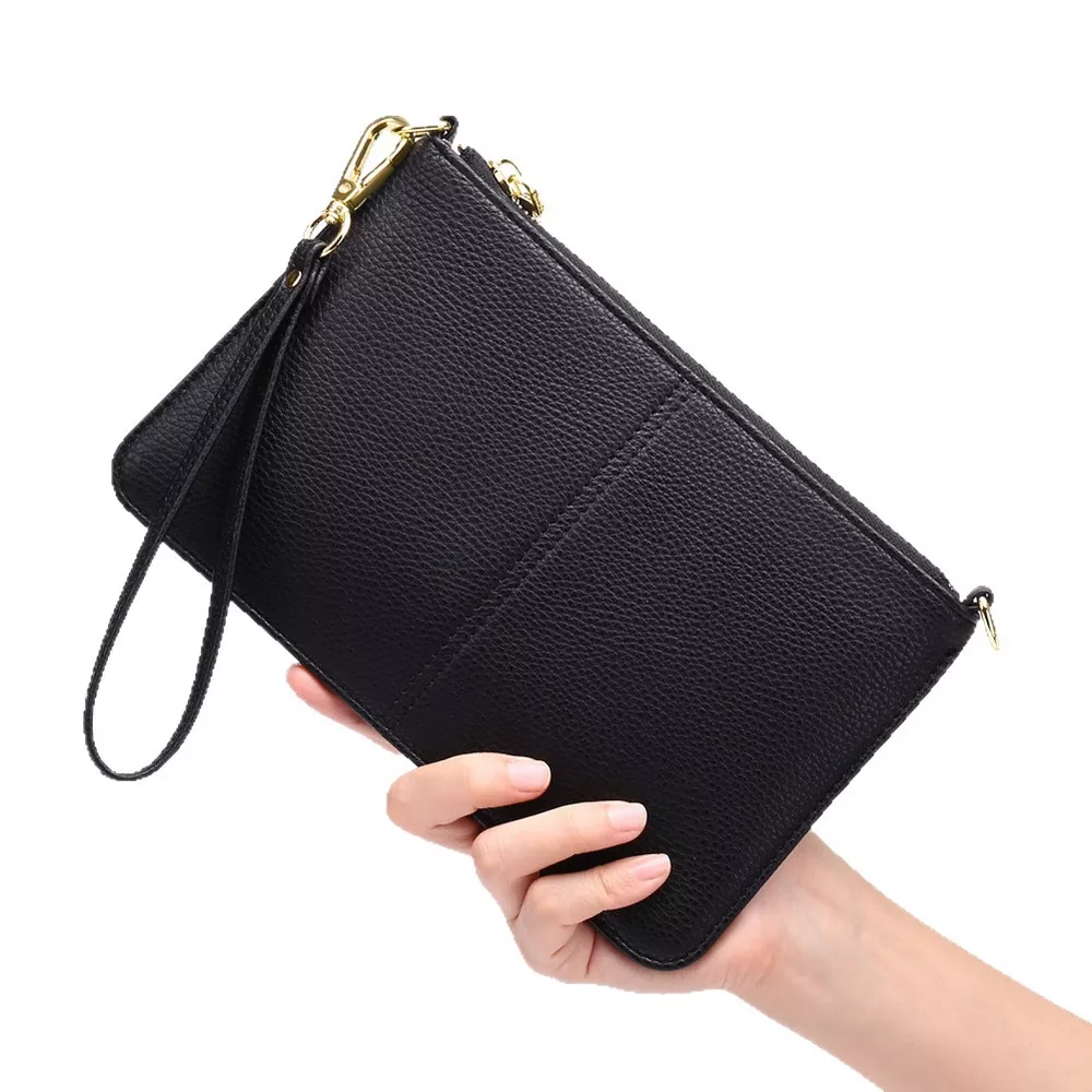 PU Leather Clutch with Detachable Straps, image 4