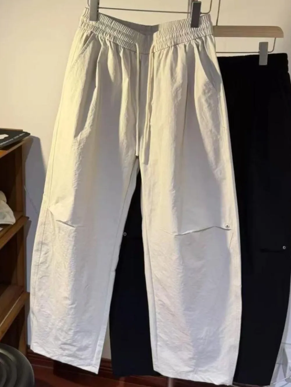 Men's Plus Size Drawstring Wide Leg Pants, image 3