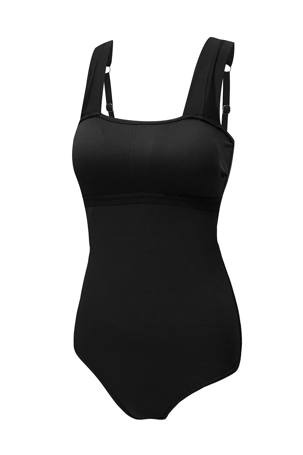 Square Neck Ruched Tommy Control One Piece Swimsuit, image 13