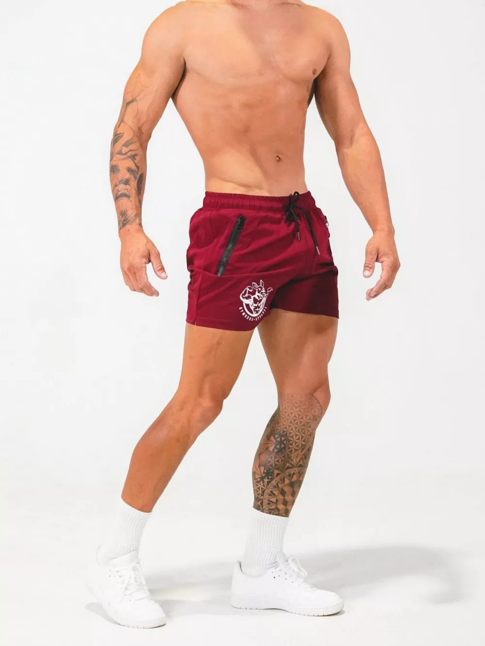 Men's Plus Size Drawstring Waist Shorts, image 9