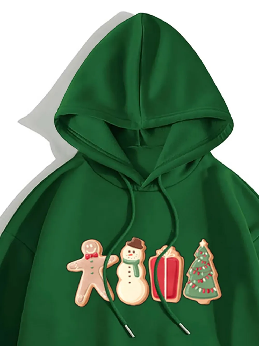 Graphic Drawstring Hoodie with Pocket, image 4