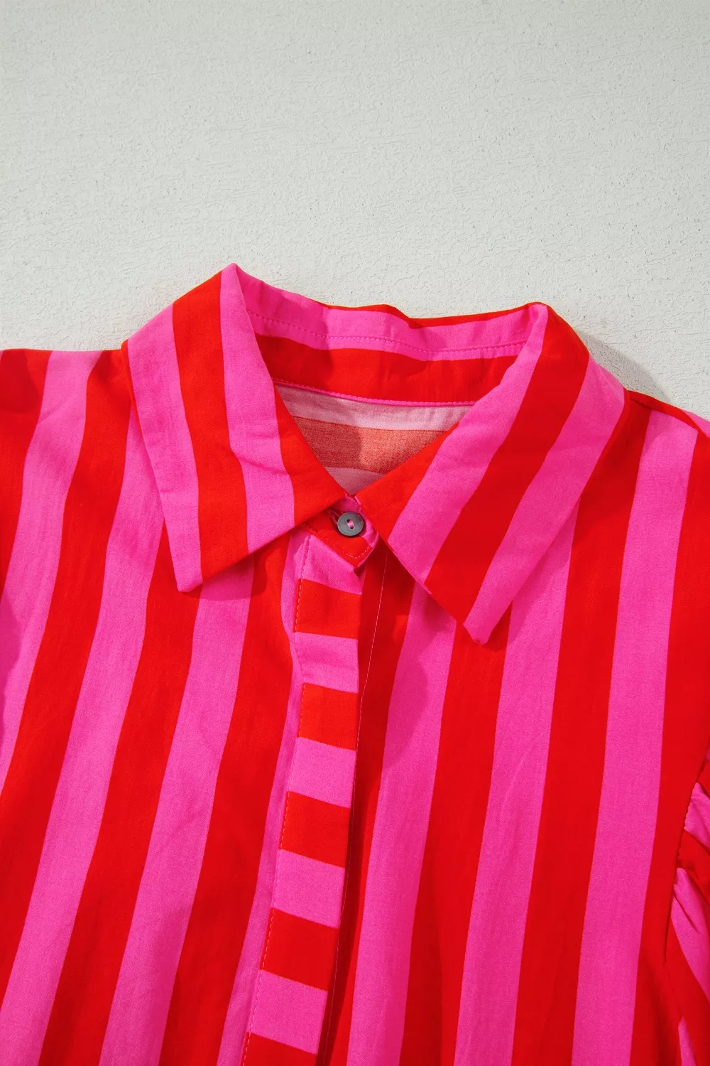 Stripe Puff Sleeve Blouse, image 5