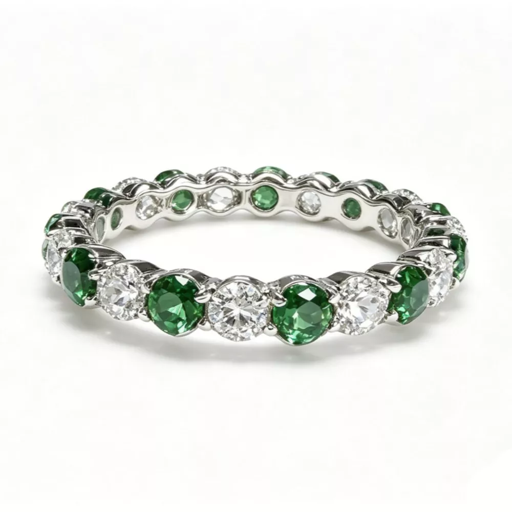 925 Sterling Silver Diamond Ring, image 4