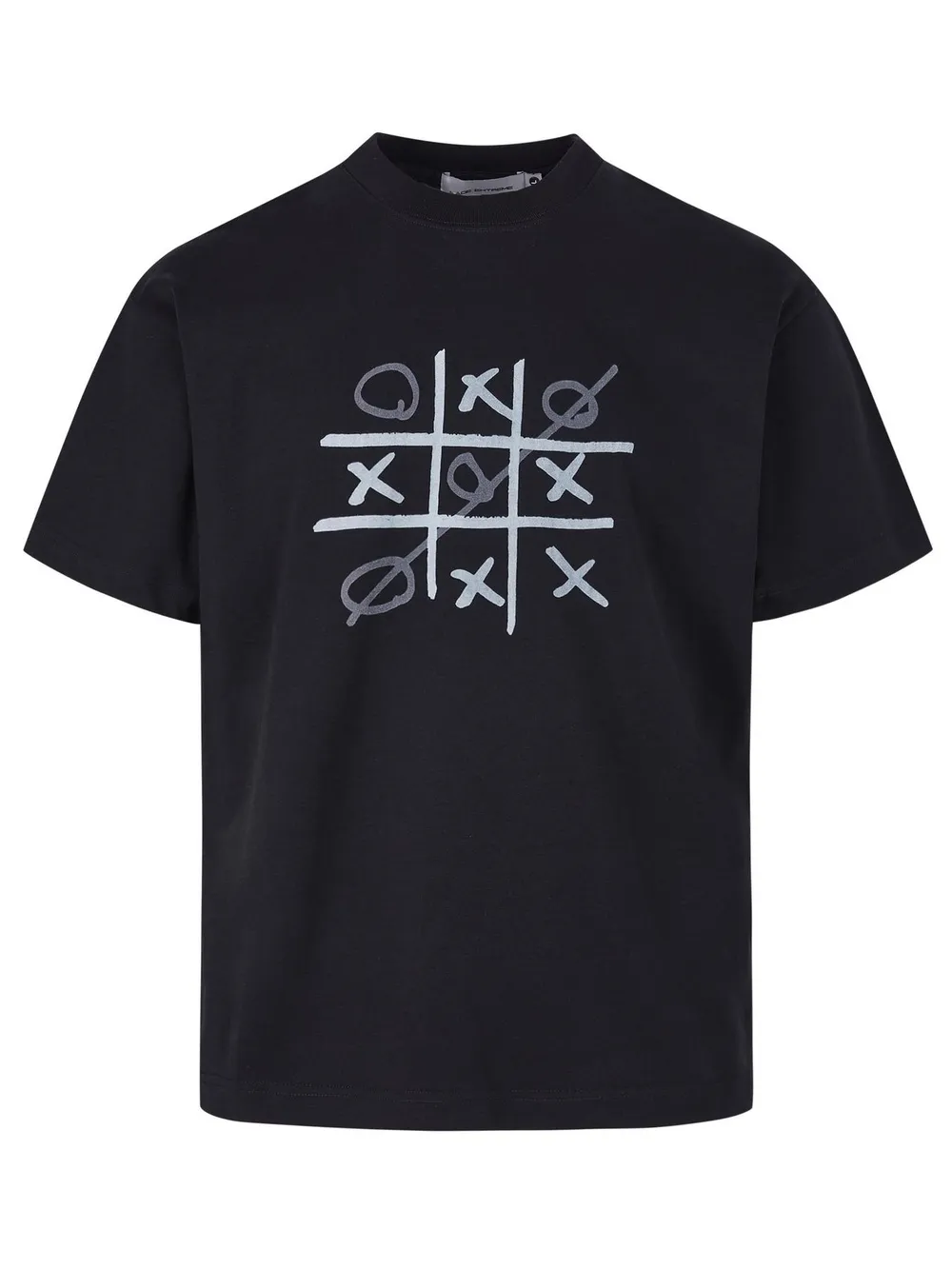 Men's Gaming Tic Tac Toe Graphic Round Neck T-Shirt, image 2