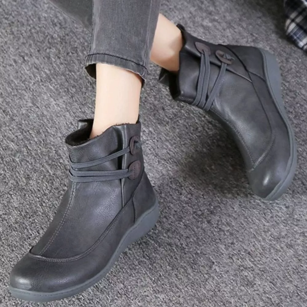 Button Detail Ankle Boots, image 7