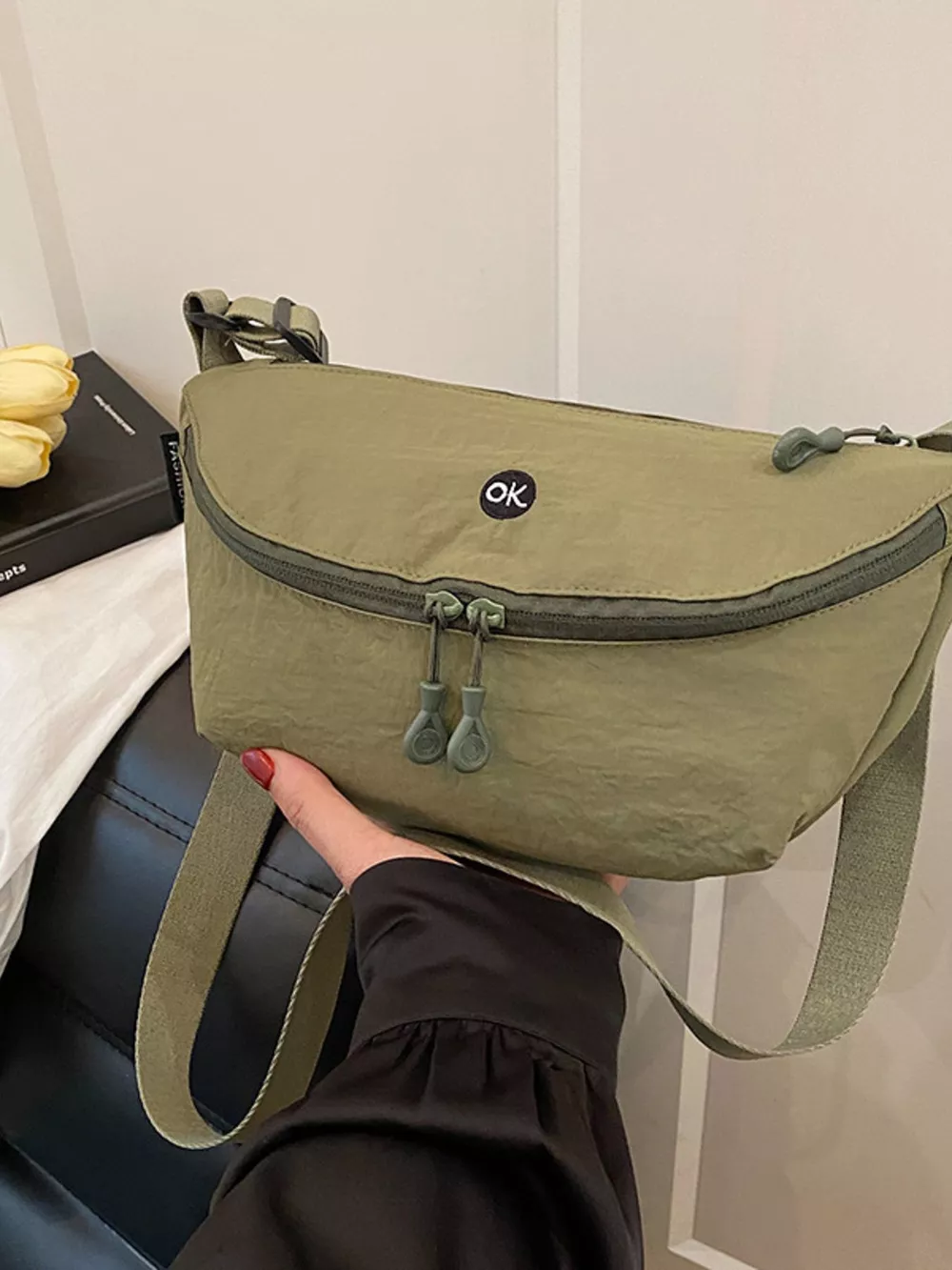 Lightweight Canvas Sling Bag, image 12