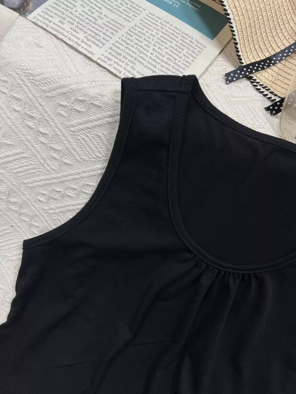 Solid Color Round Neck Tank, image 3