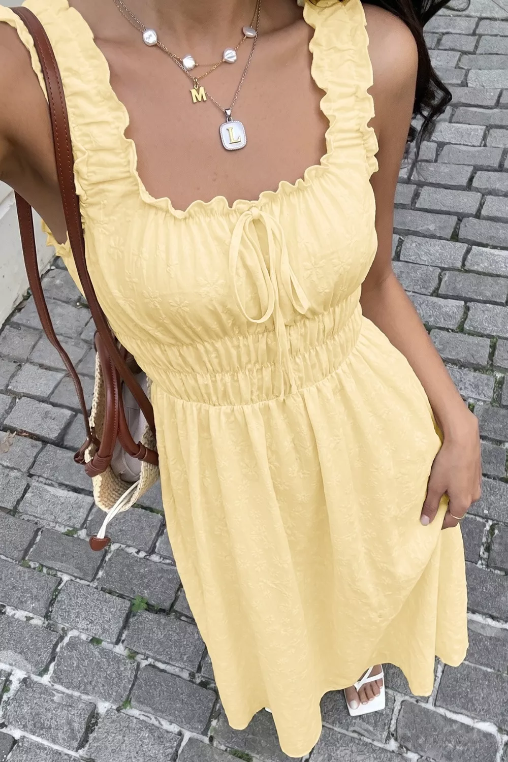 Square Neck Sleeveless Maxi Dress, image 7