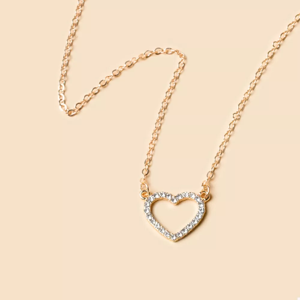 18K Gold-Plated Heart Necklace, image 6