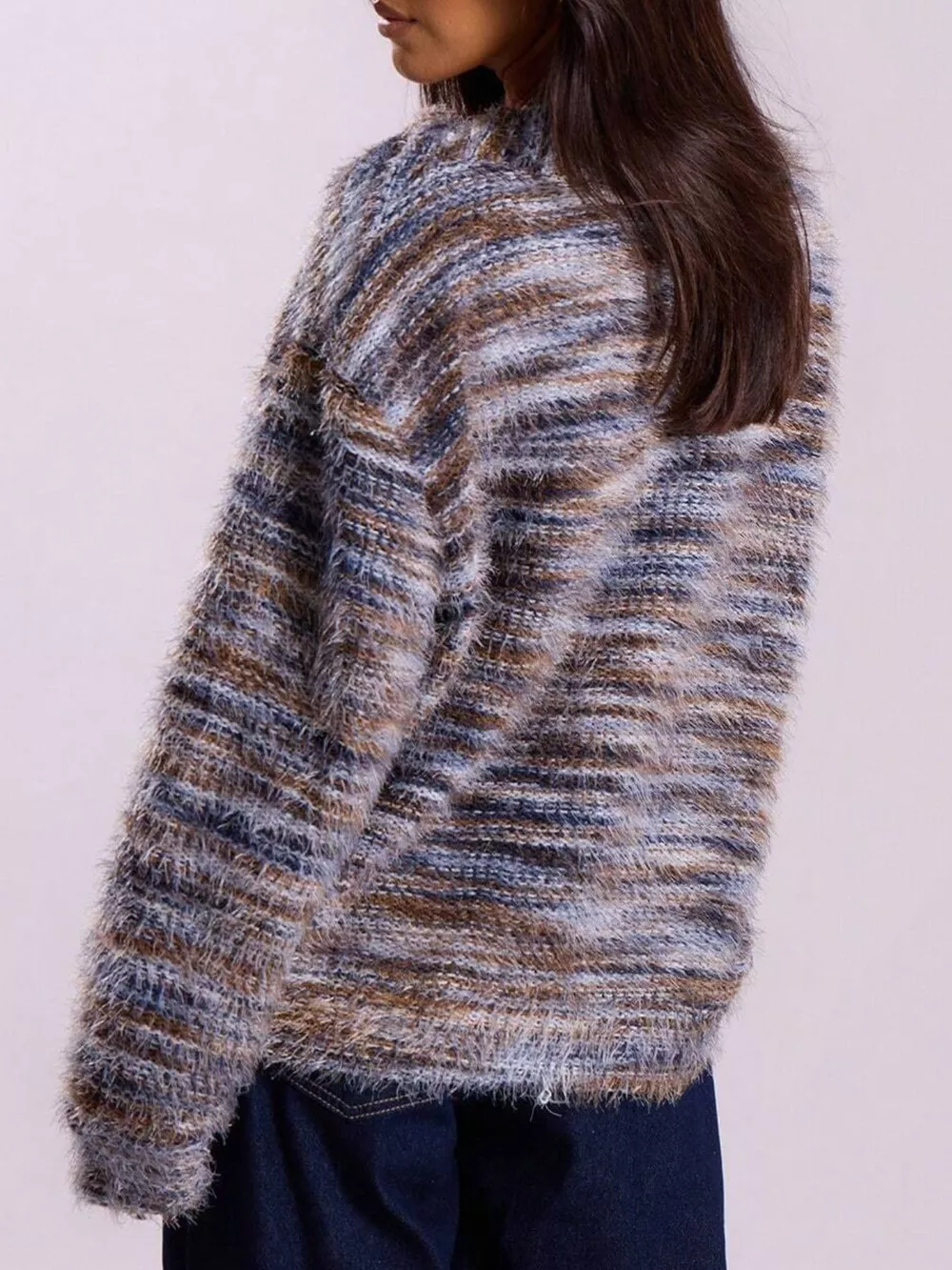 Textured Knit Button-Down Cardigan, image 12