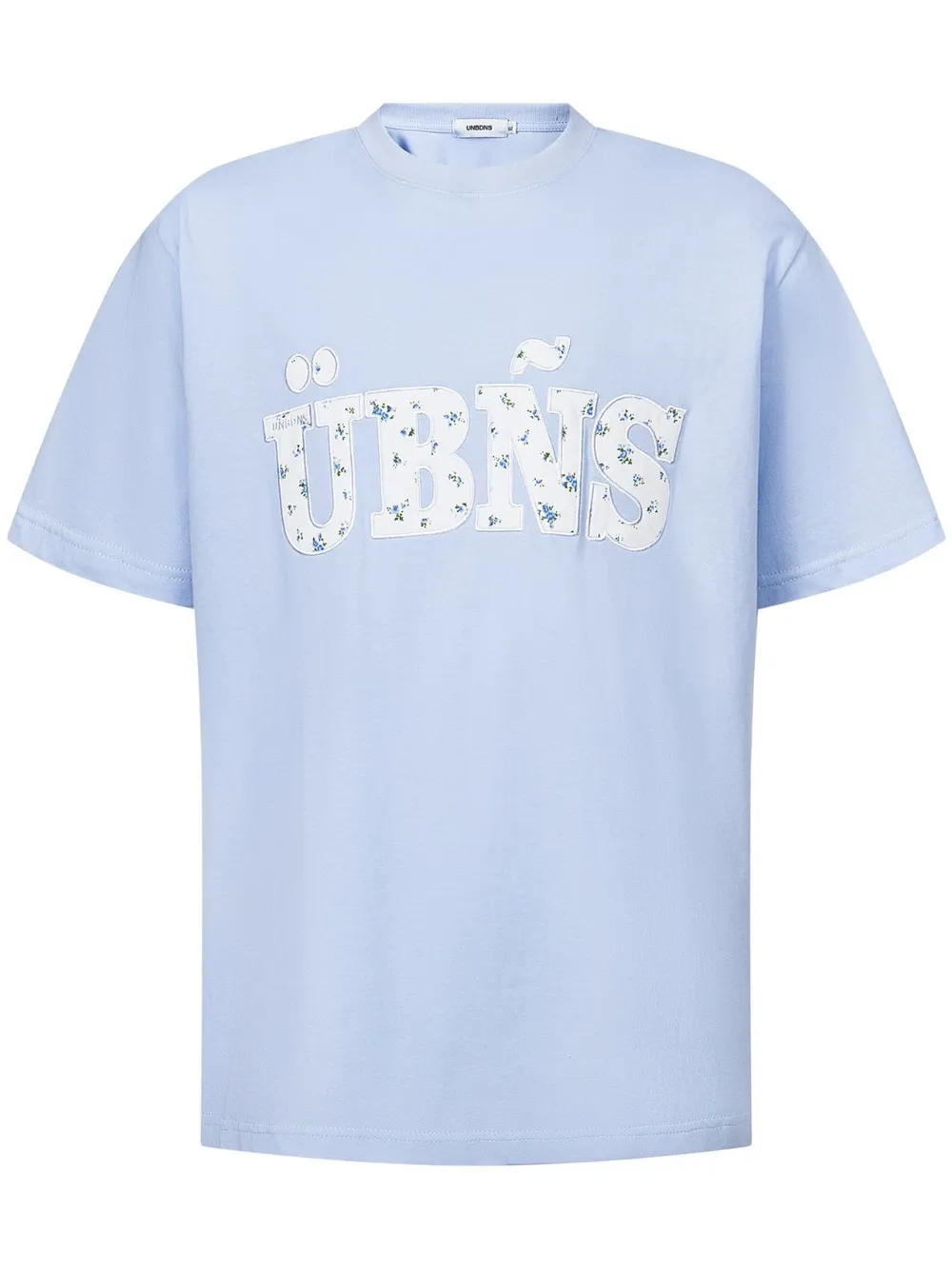 Men's UBNS Plaid Letter Oversized T-Shirt, image 3