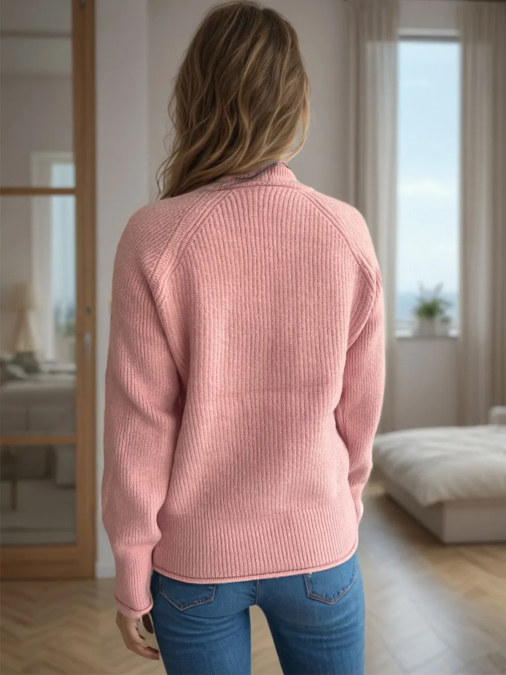 Turtleneck Long Sleeve Sweater, image 11