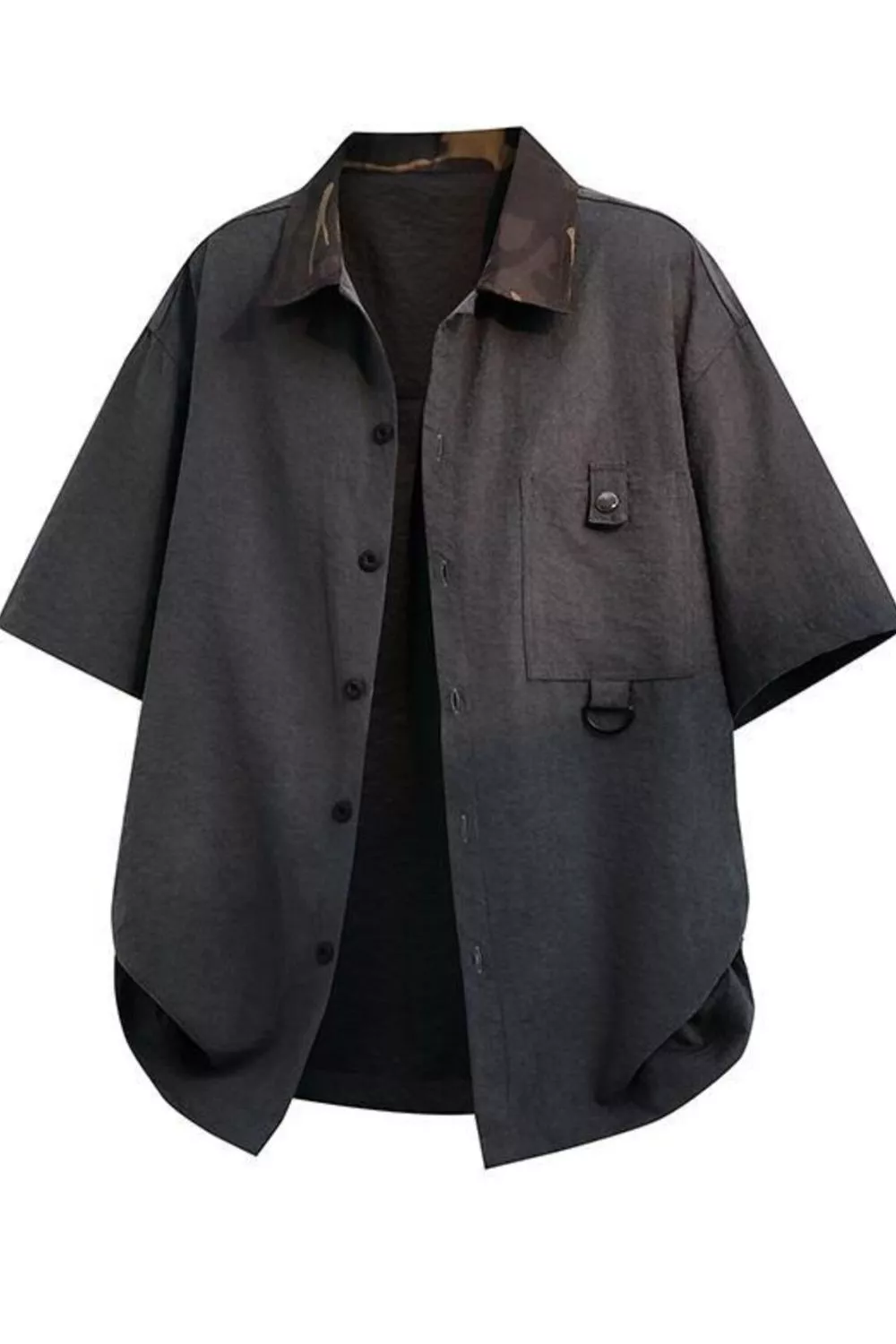 Men's Casual Short Sleeve Button-Down Shirt, image 2