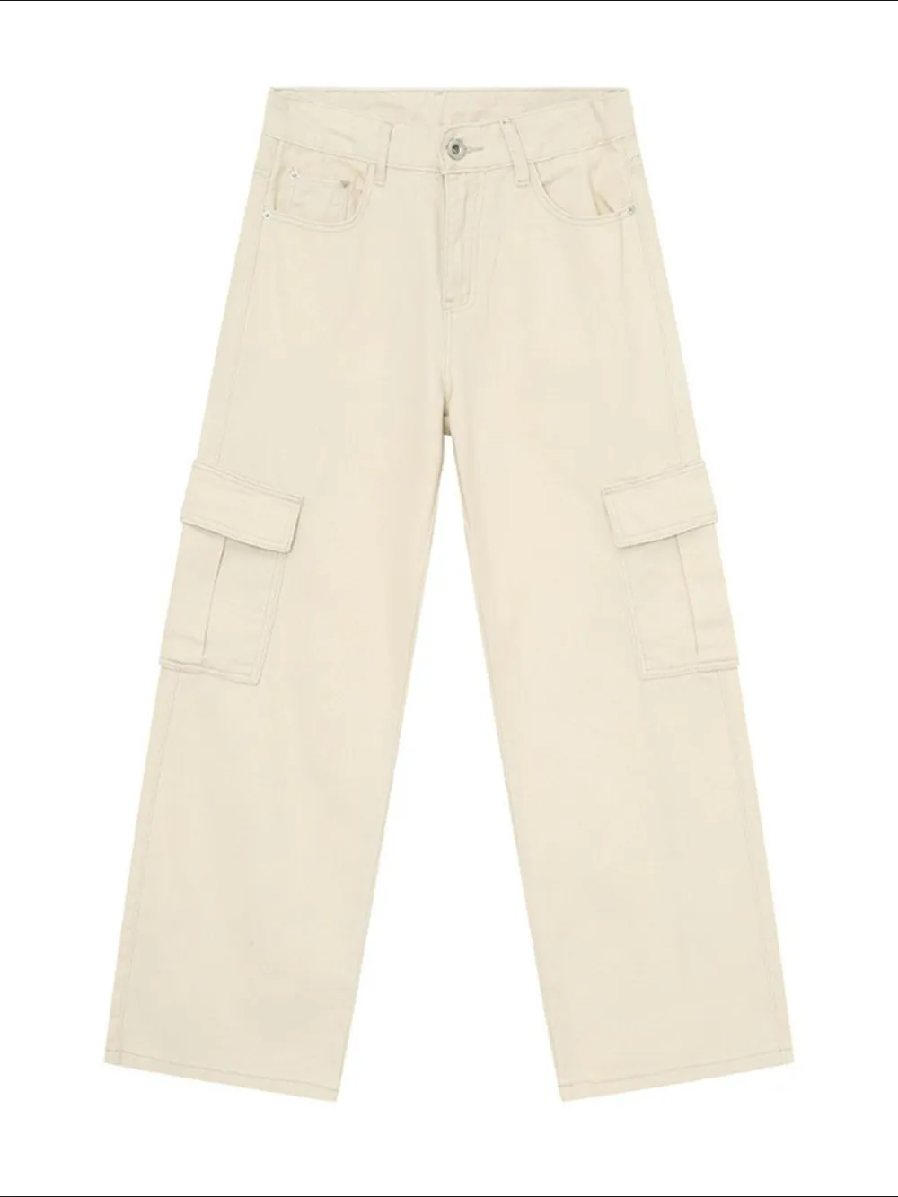 Wide Leg Cargo Jeans, image 8