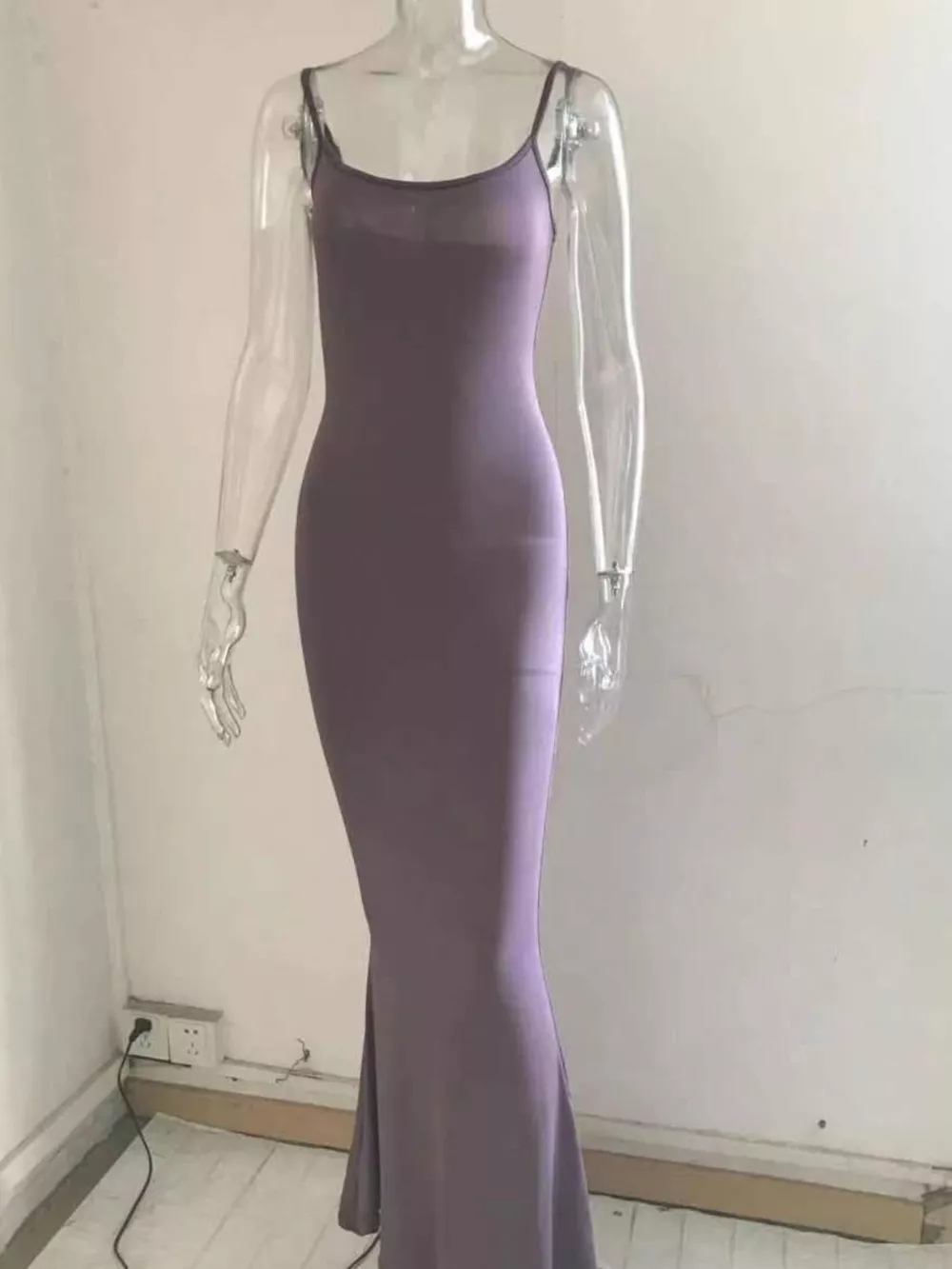 Spaghetti Strap Bodycon Maxi Dress, image 13