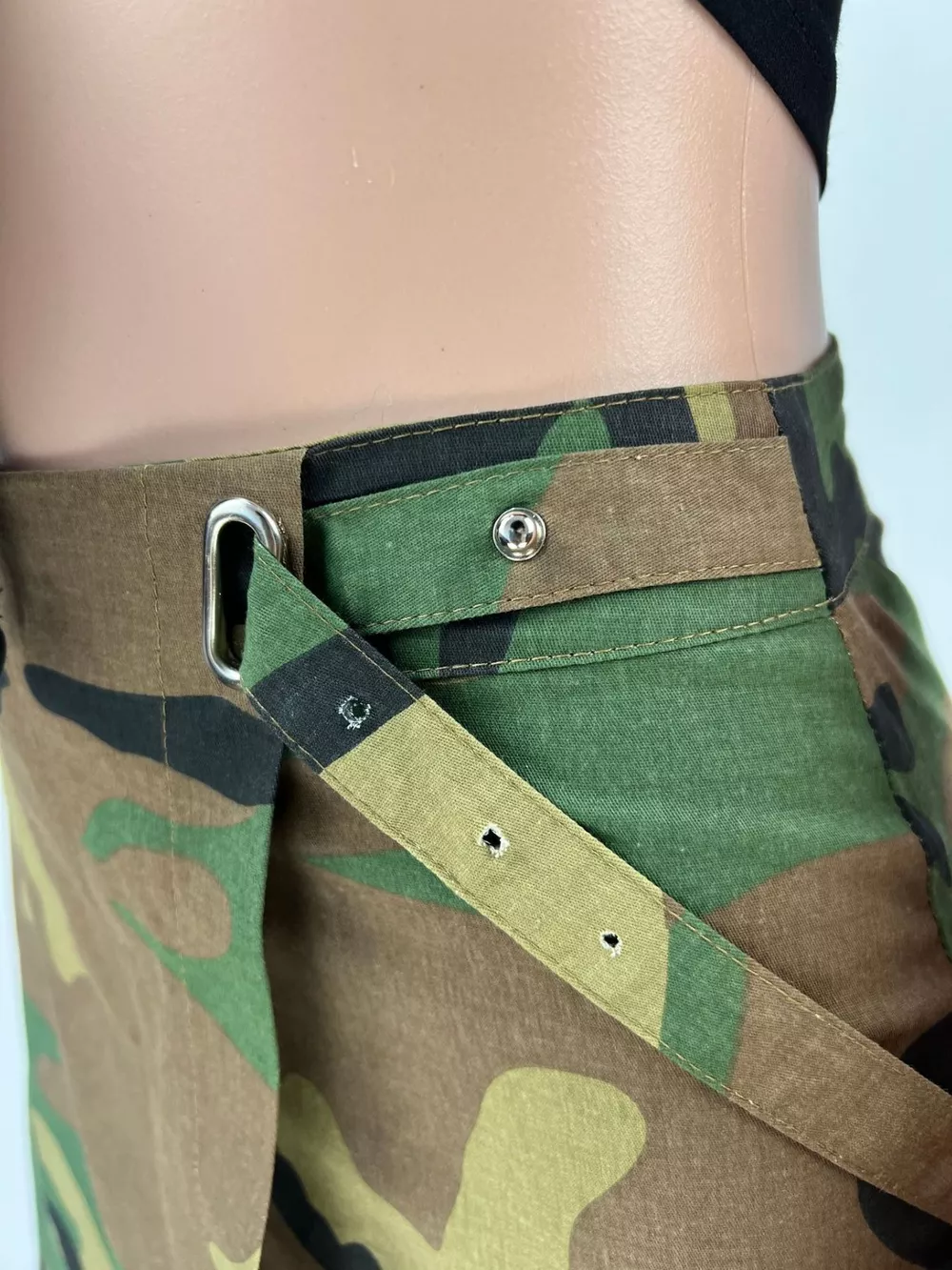Camouflage Print Wrap Skort, image 5