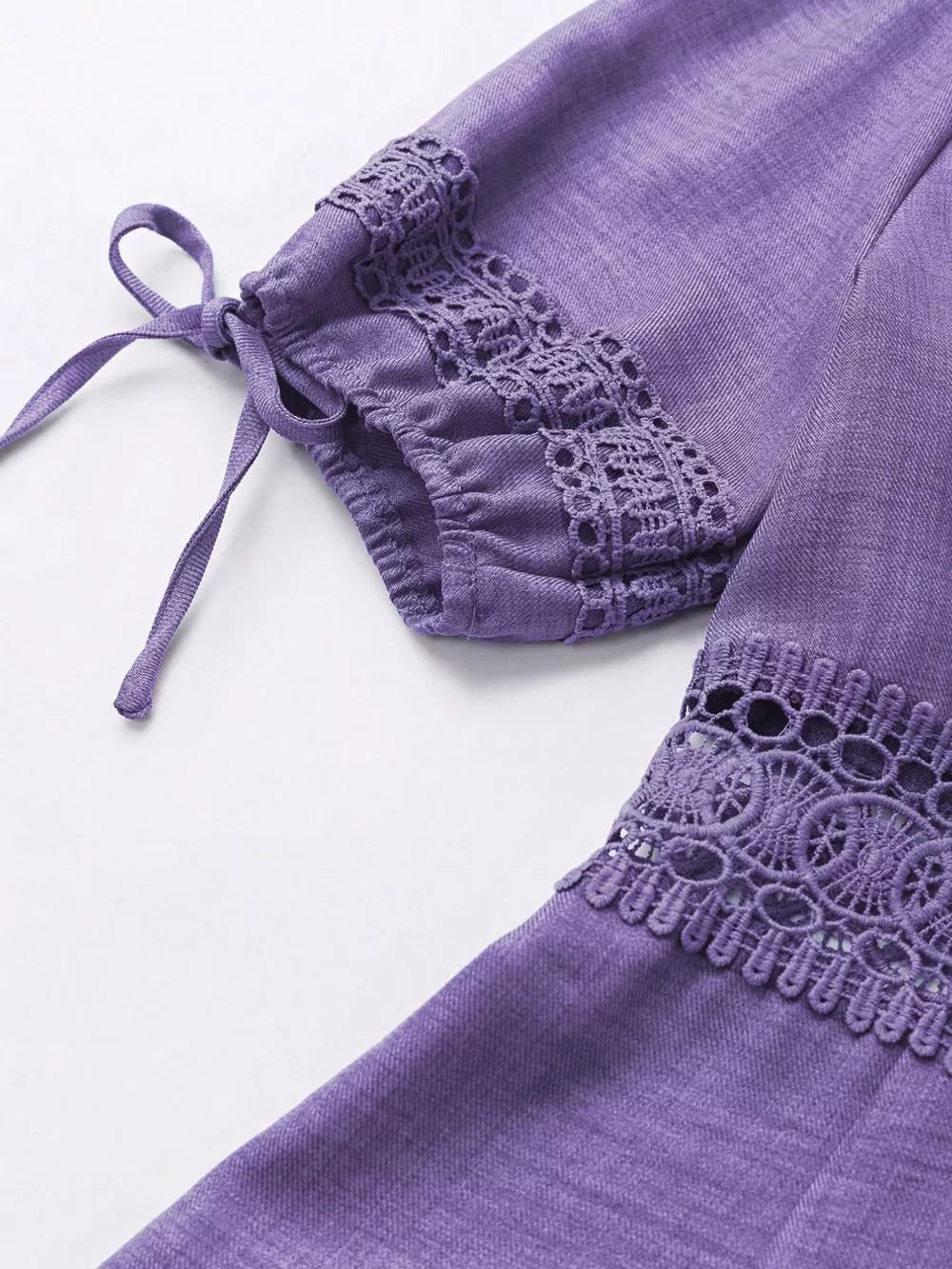 Lace Detail V-Neck Mini Dress, image 27