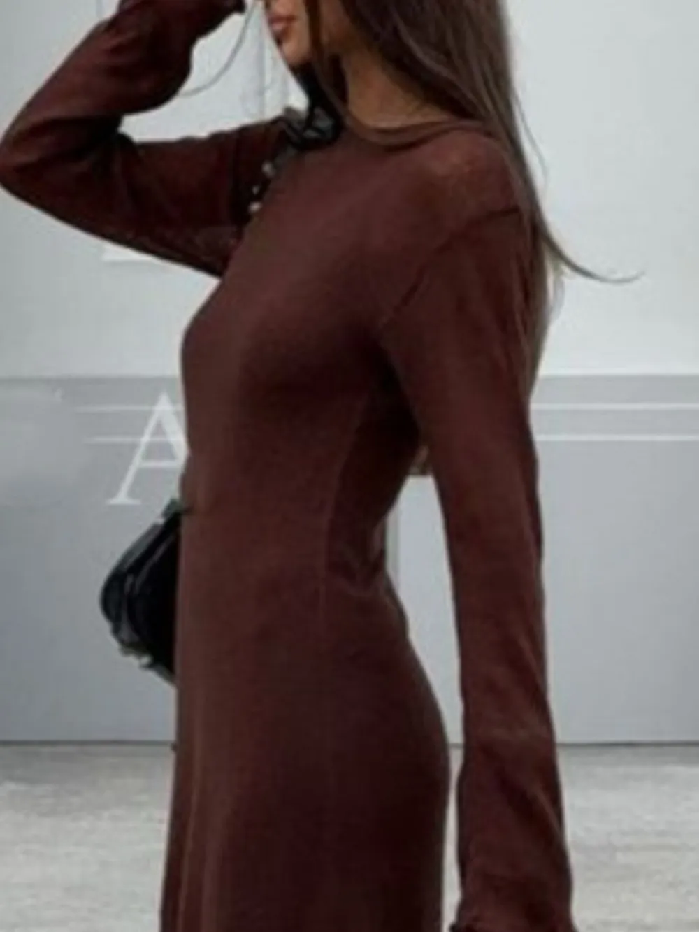 Ribbed Knit Cami Dress and Cover Up Sweater Set, image 21