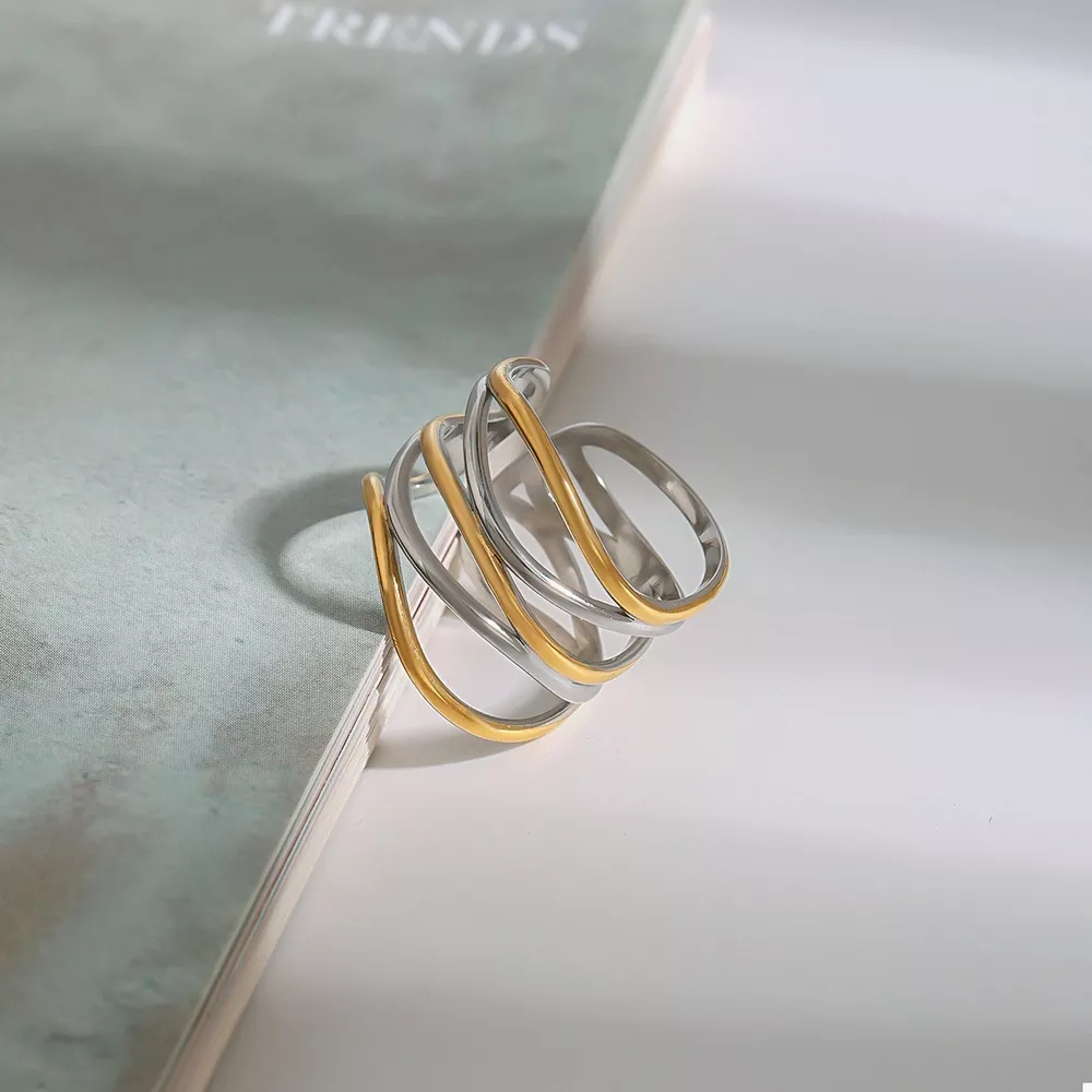 Two-Tone Open Ring, image 6
