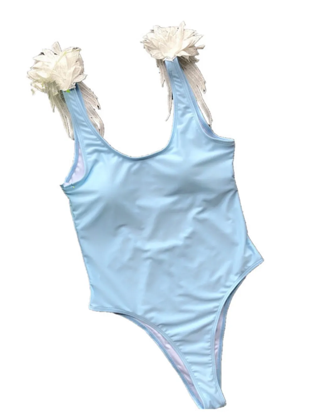 Backless Wide Strap Parent-Child Swimwear, image 22