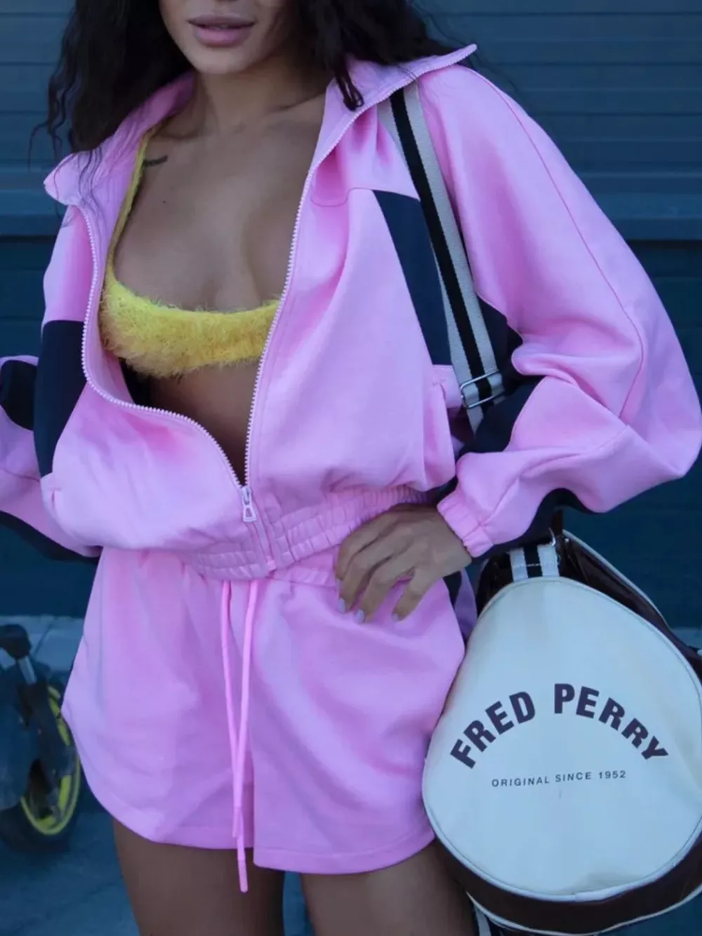 Zip Up Long Sleeve Outerwear and Shorts Set, image 17