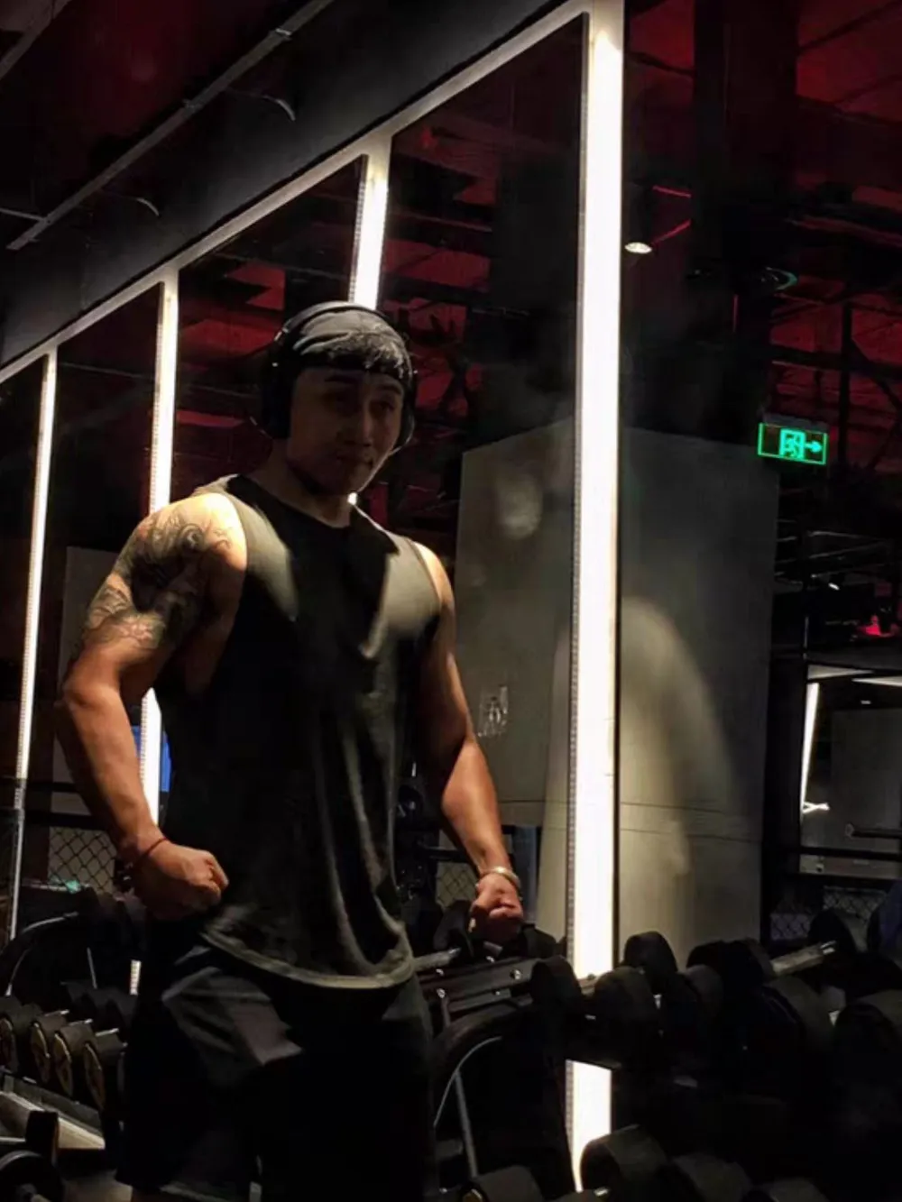 Men's Plus Size Round Neck Tank, image 2