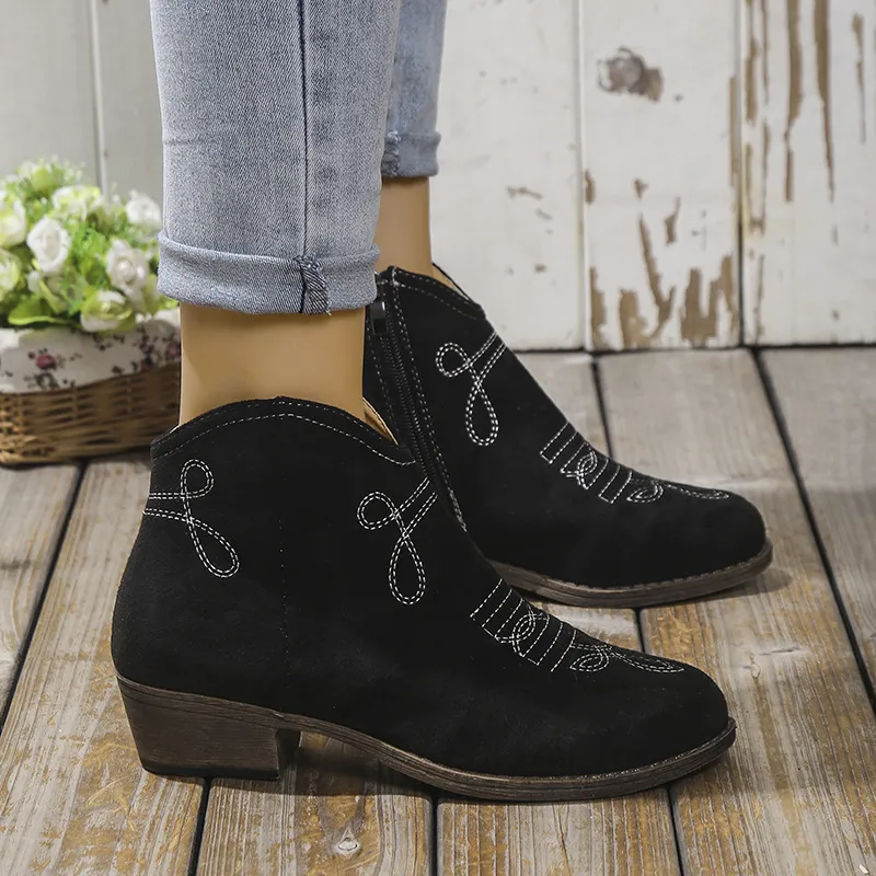 Block Heel Ankle Boots, image 7