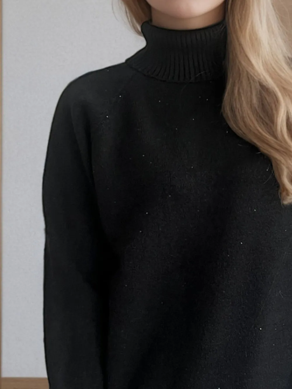 Turtleneck Raglan Sleeve Sweater, image 15