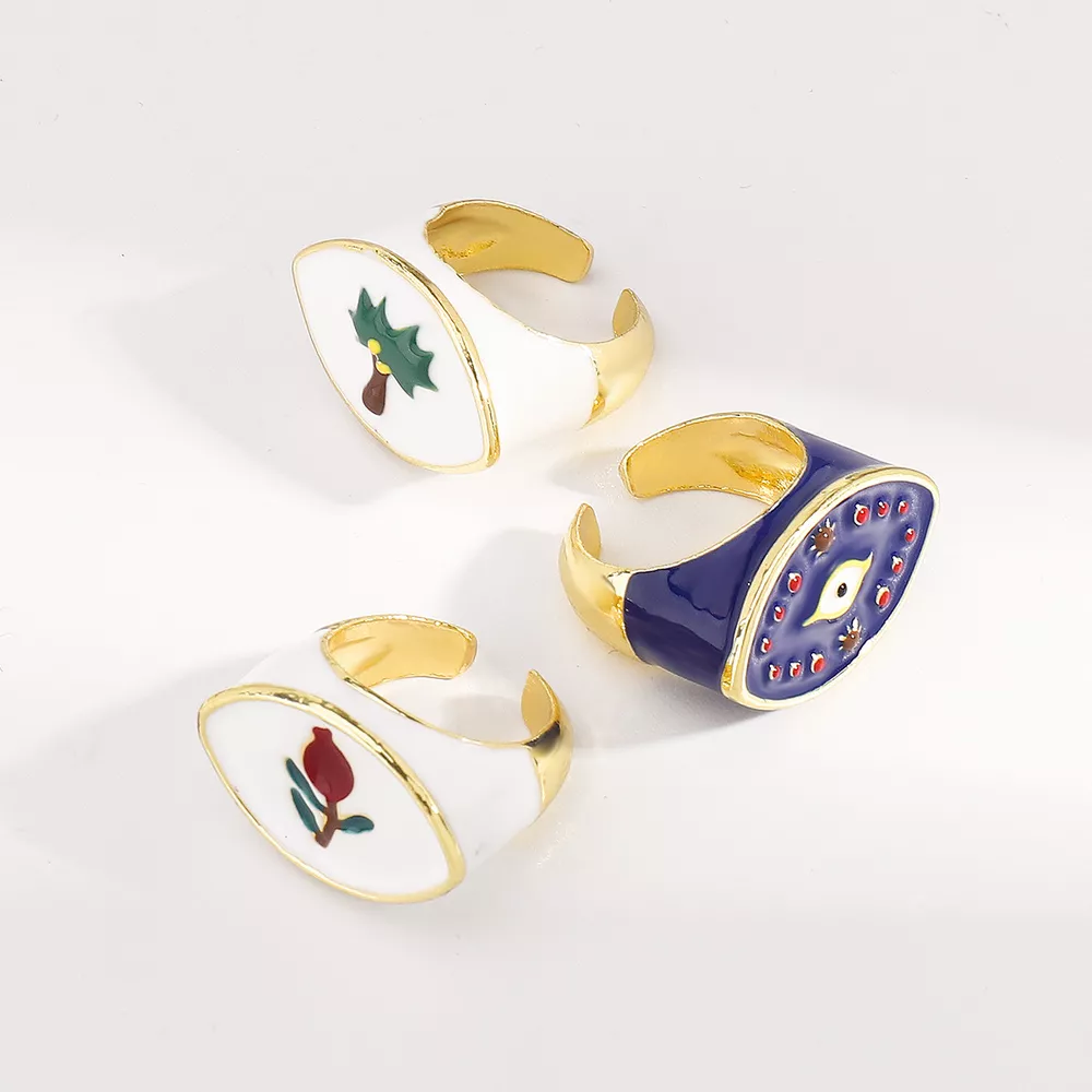 18K Gold-Plated Open Ring, image 5