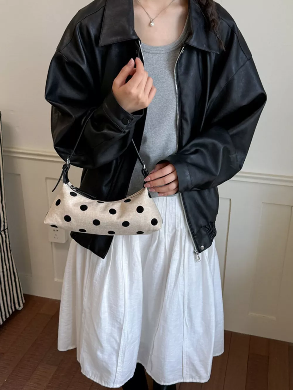 Polka Dot Crossbody Bag, image 5