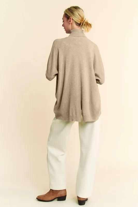 Turtleneck Long Sleeve Knit Top, image 4