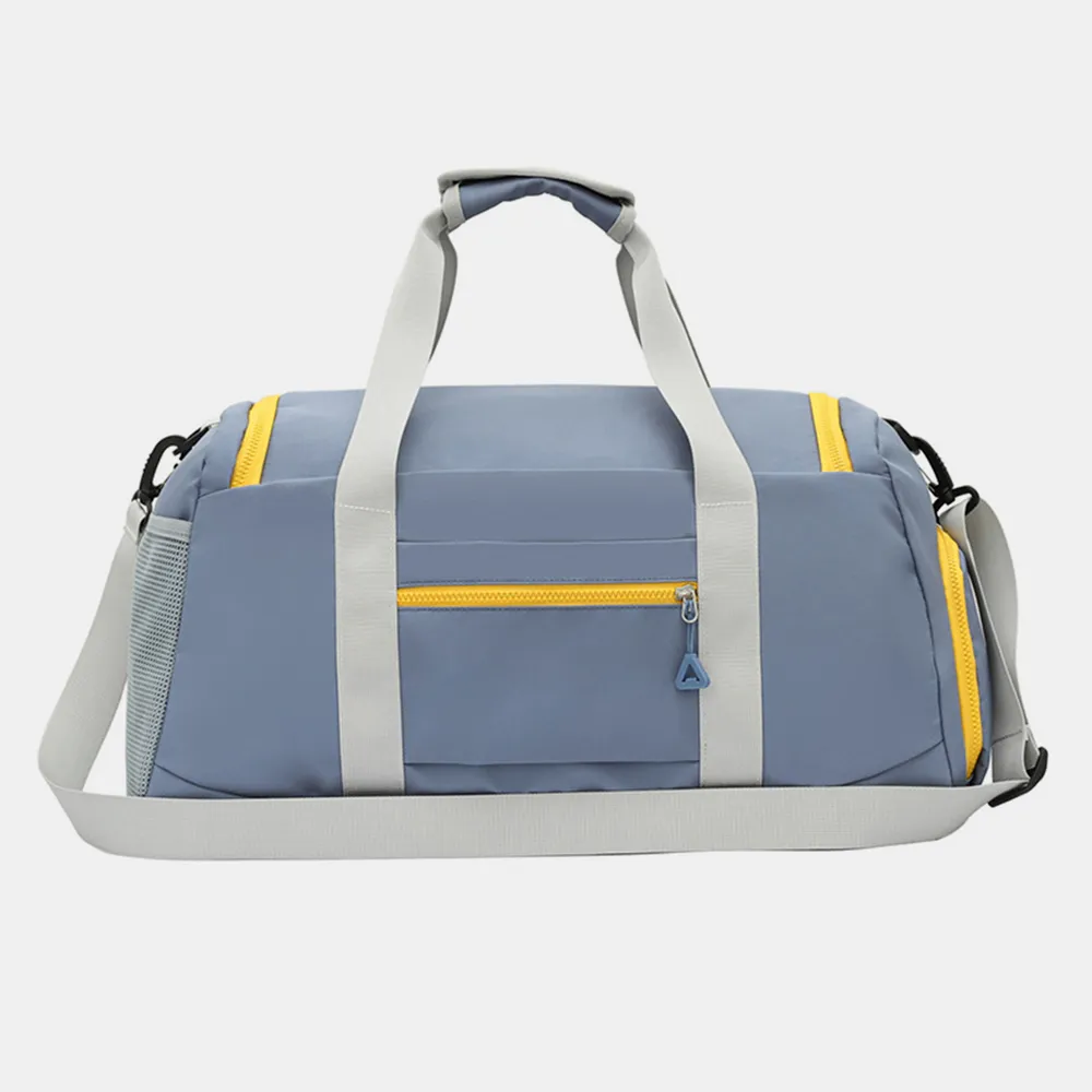 Oxford Cloth Multi Pockets Adjustable Strap Travel Bag, image 5