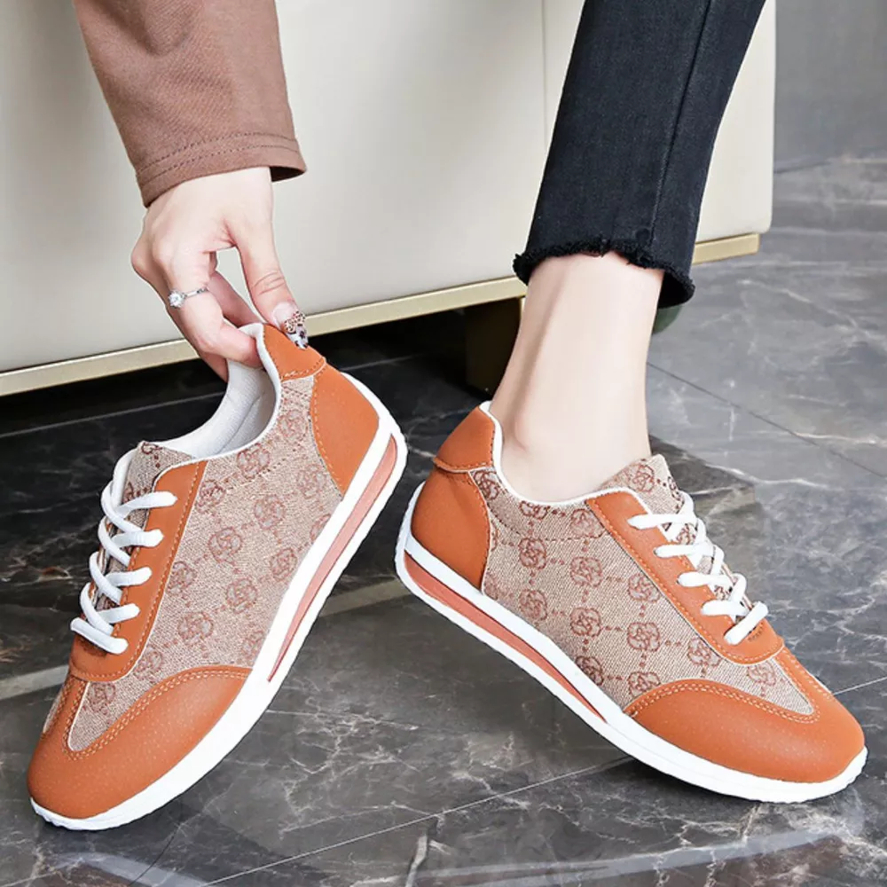 Round Toe Lace Up Sneakers, image 7